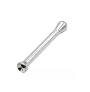 Aluminium snuifbuisje zilver