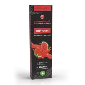 Cannablast Euphoric Watermelon Zkittlez Vape - 1ml